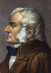Ritratto di John Dalton, fisico e chimico inglese.