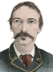 Ritratto di Robert Louis Stevenson (1850-1894) - scrittore britannico