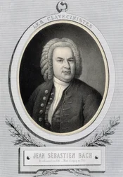 Ritratto in medaglione di Johann Sebastian Bach