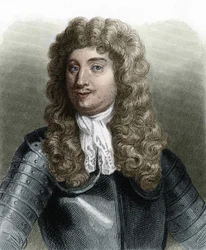 Ritratto di Abraham, Marchese Duquesne, marinaio francese (in Histoire des Français par Lavallée, incisione)