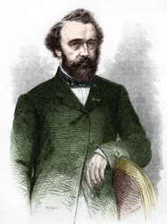 Ritratto di Adolphe Sax, inventore del sassofono (1814-1894)