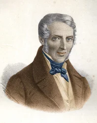 Ritratto di Alessandro Manzoni, scrittore italiano (1785 - 1873)