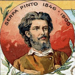 Ritratto di Alexander Alberto da Rocha Serpa Pinto. Esploratore portoghese (1846-1900)
