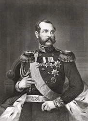 Ritratto di Alessandro II Nikolayevich, Imperatore di Russia