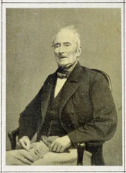 Ritratto di Alphonse de Lamartine (1790 - 1869) nel 1867