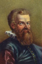 Ritratto di Andre Vesale, anatomista.