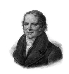 Ritratto di Antoine François, Conte di Fourcroy (1755 - 1809) chimico, naturalista, medico, incisione del XIX secolo