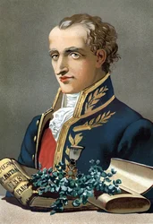 Ritratto di Antoine Laurent de Jussieu (1748-1836). Botanico francese. da "La Ciencia y sus Hombres" di Louis Figuier. Barcellona 1881