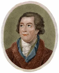 Ritratto di Antoine Laurent de Lavoisier, chimico francese (1743-1794). Incisione di Chapman