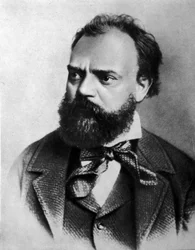 Ritratto di Anton (Antonin) Dvorak (1841 - 1904), compositore ceco
