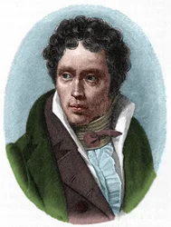 Ritratto di Arthur Schopenhauer, filosofo tedesco (1788-1860)