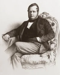 Ritratto di Camillo Benso Conte di Cavour (1810 - 1861)
