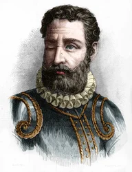 Ritratto di Luís Vaz de Camões, poeta portoghese (1525-1580)
