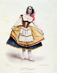 Ritratto di Celestine Emarot in Guglielmo Tell, balletto di Gioacchino Rossini, c.1858