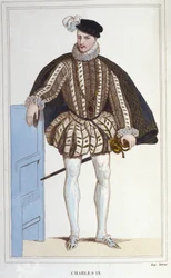 Ritratto di Carlo IX (1550-1574), Re di Francia.