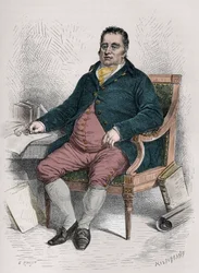 Ritratto di Charles James Fox (1749-1806) politico britannico - Incisione in 