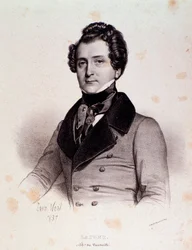 Ritratto di Charles Philippe Lafont (incisione)