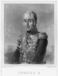 Ritratto di Carlo X (1757-1836), Re di Francia - in 