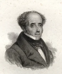 Ritratto di Chateaubriand, incisione del XIX secolo