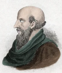 Ritratto di Crisippo di Soli, filosofo stoico (280-206 a.C.)