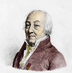 Ritratto di Claude Louis, Conte Berthollet (1748-1822), chimico francese. Incisione del 1820