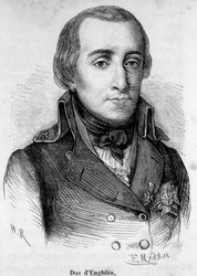Ritratto di Louis Antoine Henri de Bourbon, Duca di Enghien (1772-1804), principe francese, fucilato da Bonaparte il 21 marzo 1804