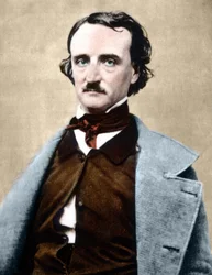 Ritratto di Edgar Allan Poe, scrittore americano