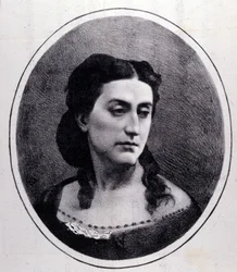 Ritratto di Erminia Frezzolini. Soprano italiano (1818-1884)
