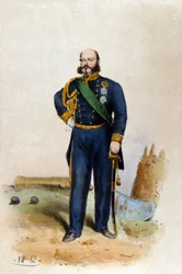 Ritratto di Eugenio di Savoia Carignano (1816-1888).