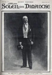 Ritratto di Félix Faure (1841-1899), Presidente della Repubblica Francese pubblicato durante la sua morte il 16 febbraio al Palazzo dell