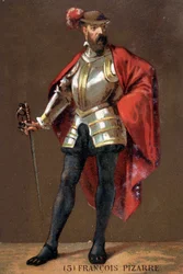 Ritratto di Francisco Pizarro (in fr. François Pizarre)