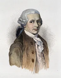 Ritratto di Franz Joseph Haydn (1732-1809) compositore - incisione