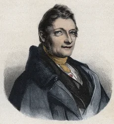 Ritratto di Franz Xaver Gabelsberger (1789-1849) inventore inglese