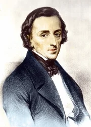 Ritratto di Fryderyk Chopin (1810-1849), compositore polacco.