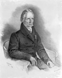 Ritratto di Friedrich Mohs (1773-1839) mineralogista tedesco