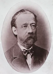 Ritratto di Friedrich Smetana (incisione da foto)