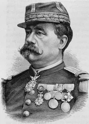 Ritratto del Generale Carré de Bellemarre. Incisione della fine del XIX secolo in "Histoire de France" di H. Martin.