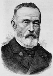 Ritratto del generale Clément Thomas (1809 - 1871). Incisione della fine del XIX secolo in "Storia di Francia" di H. Martin