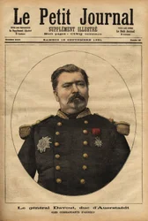 Ritratto del generale Leopold Davout, duca di Auerstaedt (1829-1904), capo di stato maggiore dell