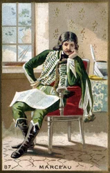 Ritratto del Generale Marceau (1769 - 1796) (cromolitografia della fine del XIX secolo)