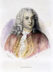 Ritratto di George Frederick Handel (Georg Friedrich Handel)