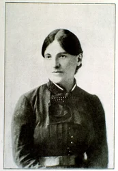 Ritratto di Giuseppina Raimondi (1841-1918), moglie del patriota ed eroe del Risorgimento italiano Giuseppe Garibaldi (1807-1882)