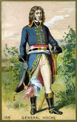 Ritratto del generale Hoche (1768-1797). Cromolitografia della fine del XIX secolo.