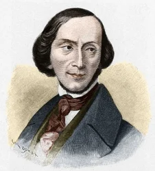 Ritratto di Hans Christian Andersen (1805-1875), scrittore danese