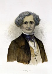 Ritratto di Hector Berlioz (1803-1869) - incisione