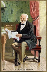 Ritratto di Henri Martin (cromolitografia del XIX secolo)