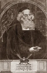 Ritratto di Isaac Aboab da Fonseca, rabbino, studioso, cabalista e scrittore