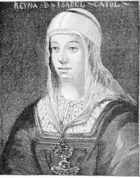 Ritratto di Isabella I la Cattolica (1451 - 1504), Regina di Castiglia.