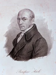 Ritratto del compositore italiano Bonifazio Asioli (1769-1832)