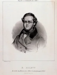 Ritratto di Jacques Fromental Halevy (incisione)